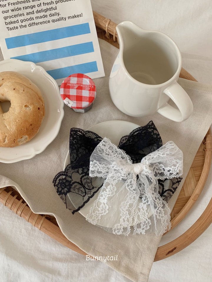 Bunnytail - Korean Children Fashion - #kidzfashiontrend - Lace Ribbon Pin - 7