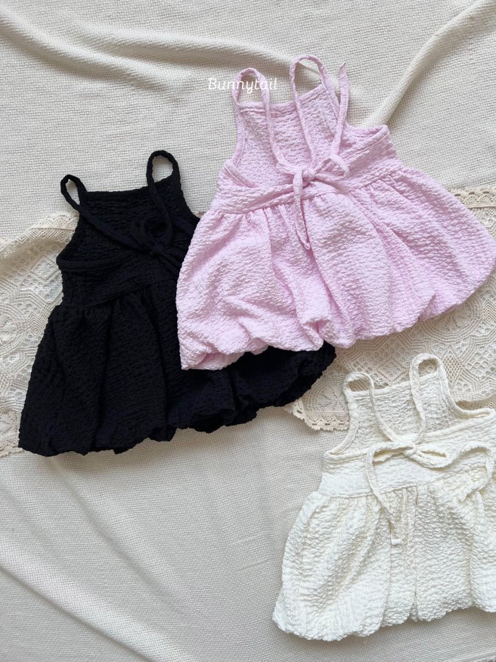 Bunnytail - Korean Children Fashion - #littlefashionista - Pong Pong Balloon One-piece - 7