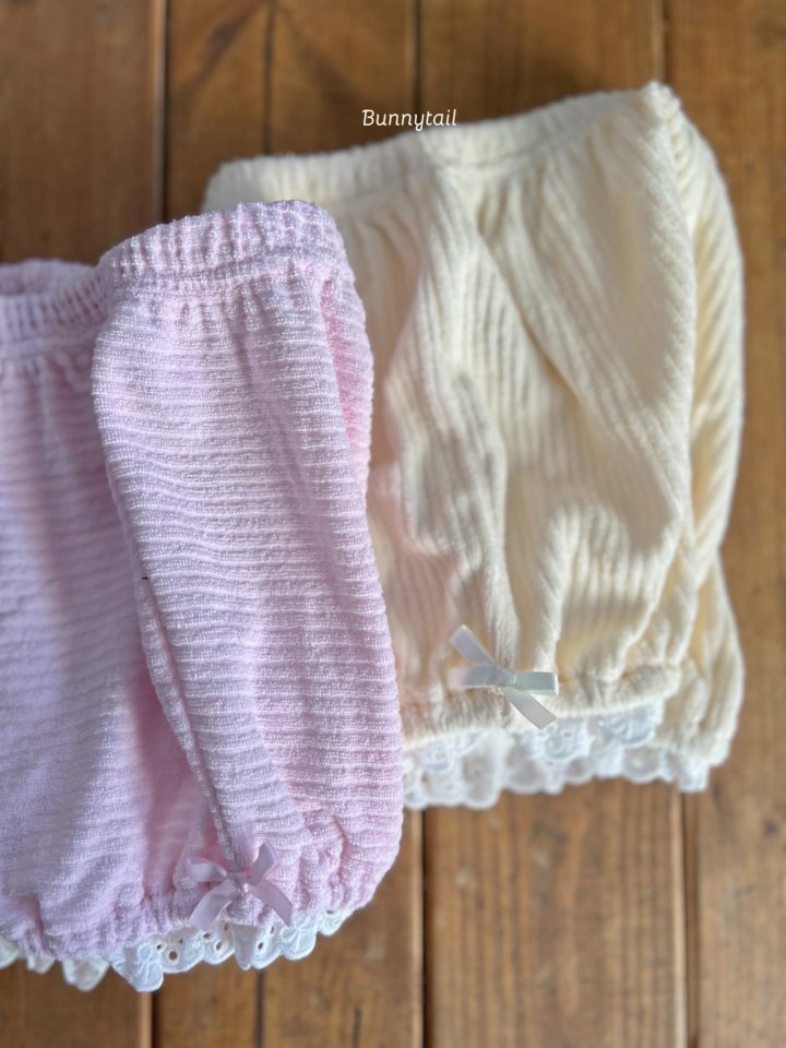 Bunnytail - Korean Children Fashion - #littlefashionista - Lace Pumpkin Pants - 6
