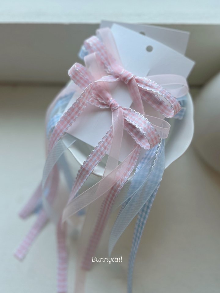 Bunnytail - Korean Children Fashion - #littlefashionista - Check Double Pin (set of 2) - 4