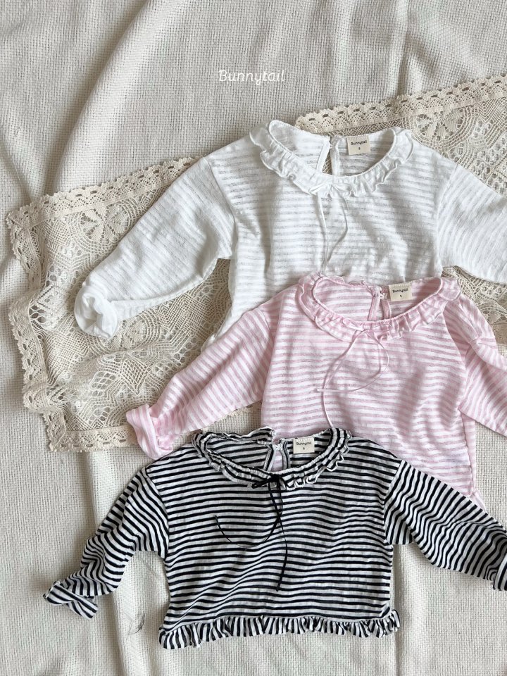 Bunnytail - Korean Children Fashion - #magicofchildhood - Kiki Frill Tee - 9