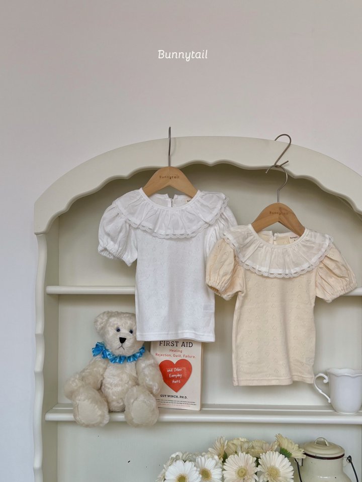 Bunnytail - Korean Children Fashion - #prettylittlegirls - Petit Frill Tee - 3