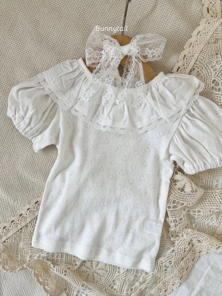Bunnytail - Korean Children Fashion - #stylishchildhood - Petit Frill Tee - 6