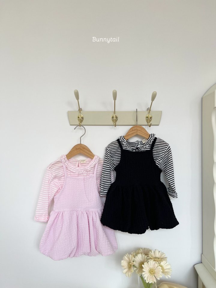 Bunnytail - Korean Children Fashion - #todddlerfashion - Pong Pong Balloon One-piece - 11