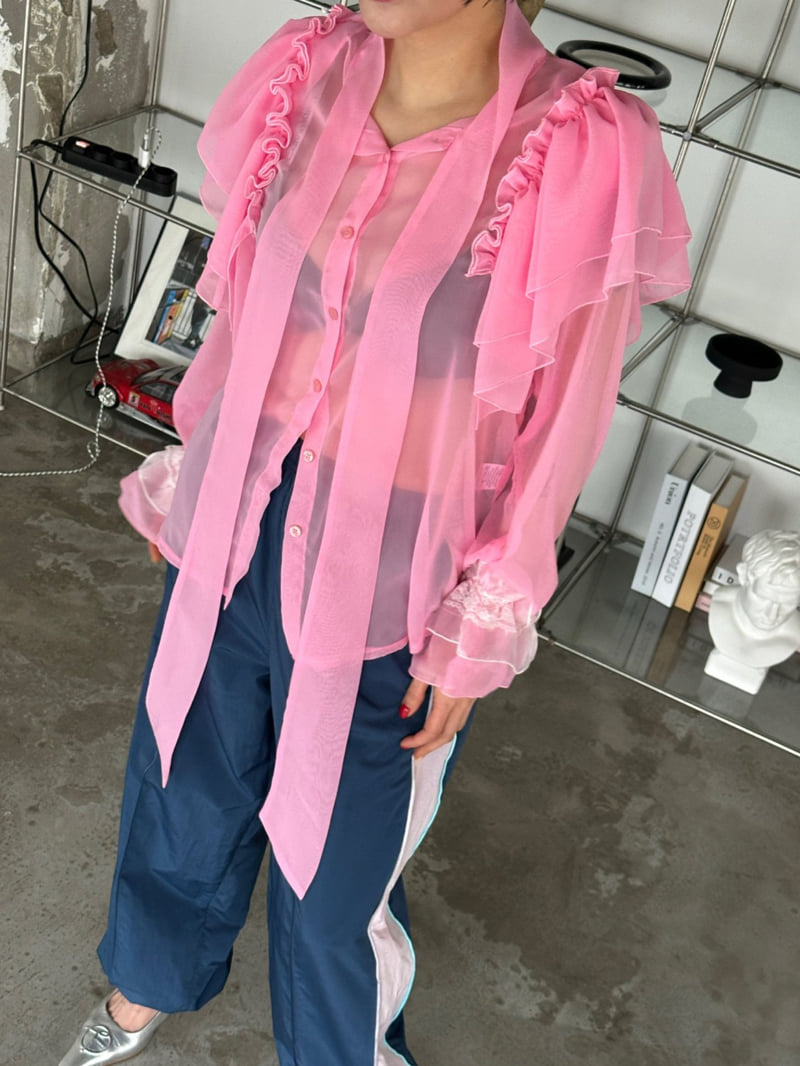 Chavi - Korean Women Fashion - #momslook - Queen Chiffon Blouse - 10