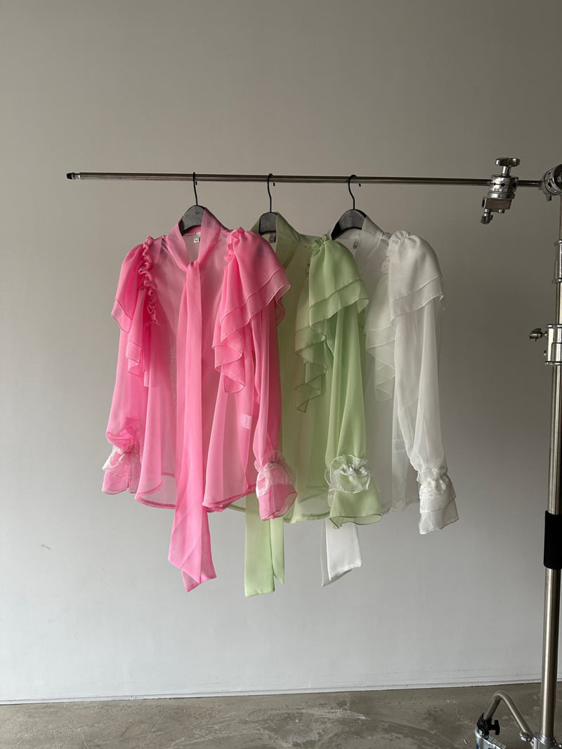 Chavi - Korean Women Fashion - #momslook - Queen Chiffon Blouse - 12