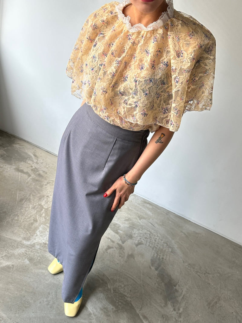 Chavi - Korean Women Fashion - #restrostyle - Flower Blouse - 6