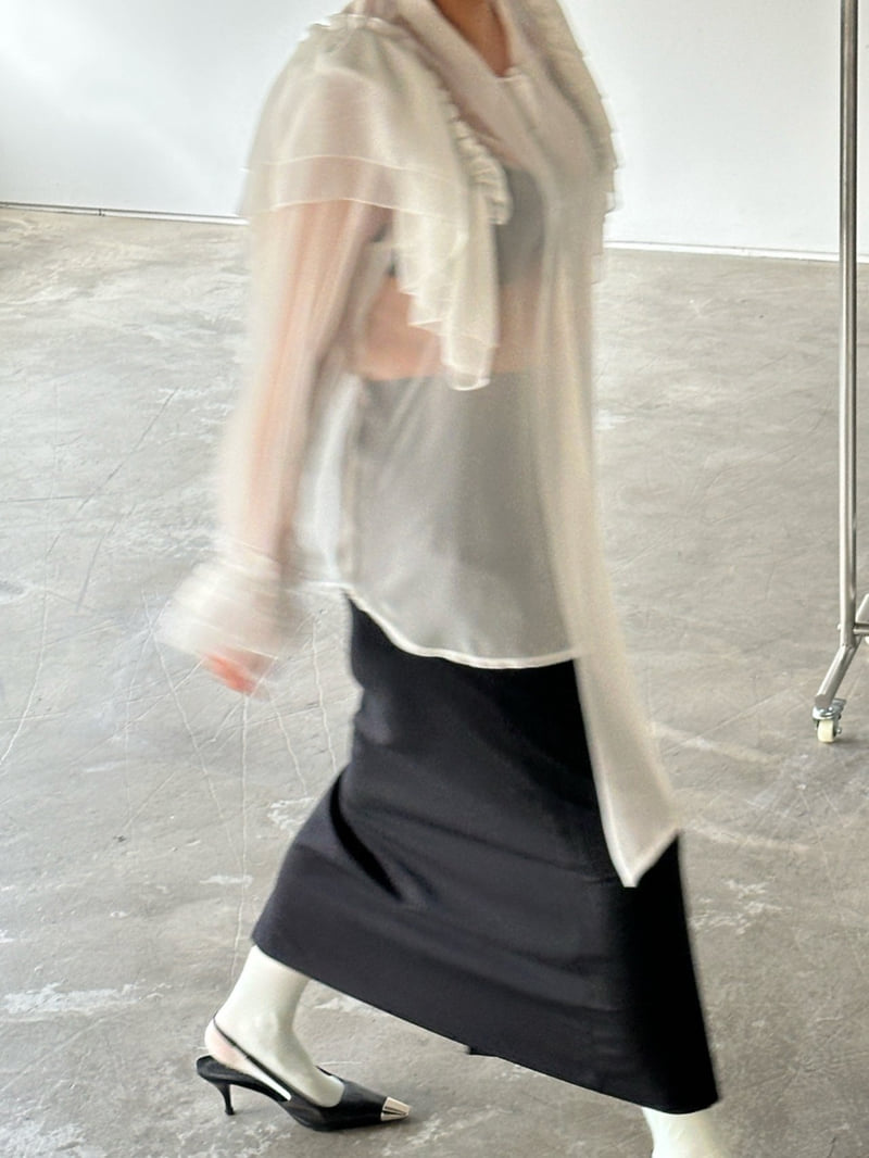 Chavi - Korean Women Fashion - #restrostyle - Queen Chiffon Blouse - 5