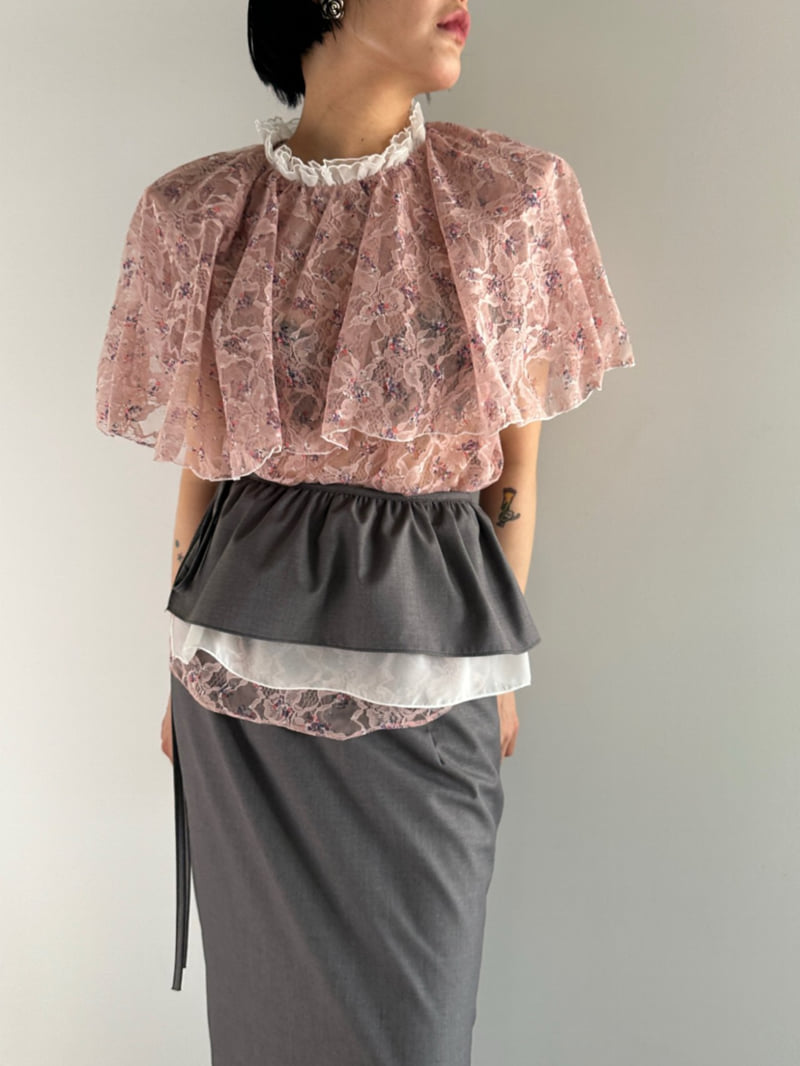 Chavi - Korean Women Fashion - #romanticstyle - Flower Blouse - 7