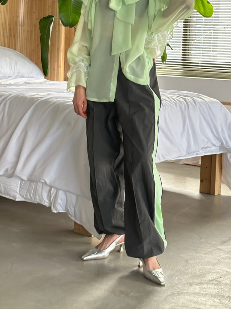 Chavi - Korean Women Fashion - #romanticstyle - String Pants - 4