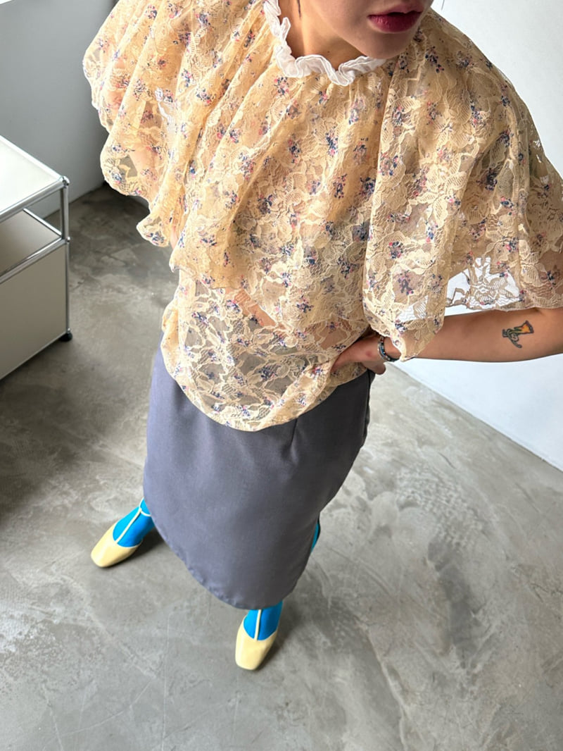 Chavi - Korean Women Fashion - #vintageinspired - Flower Blouse - 4