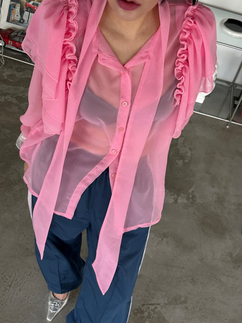 Chavi - Korean Women Fashion - #womensfashion - Queen Chiffon Blouse - 11