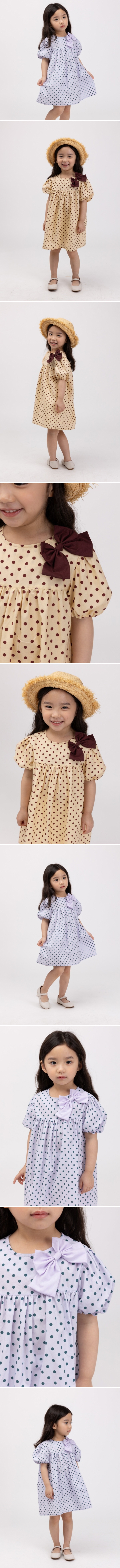 Cocobang - Korean Children Fashion - #minifashionista - Dot One-piece