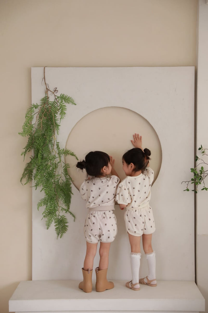 Color - Korean Children Fashion - #stylishchildhood - Bear Top Bottom Set - 4