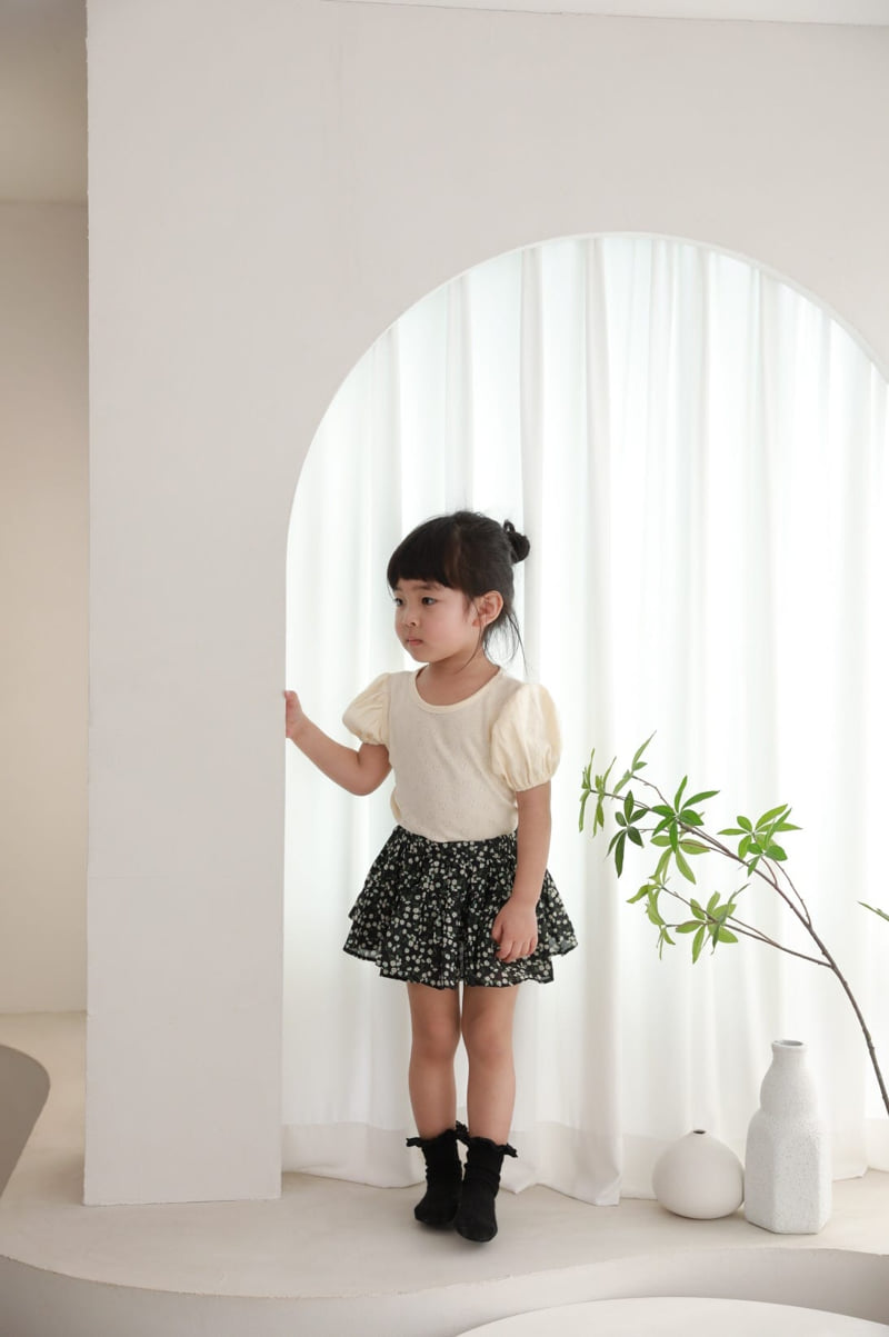 Color - Korean Children Fashion - #childofig - Eyelet Tee - 10