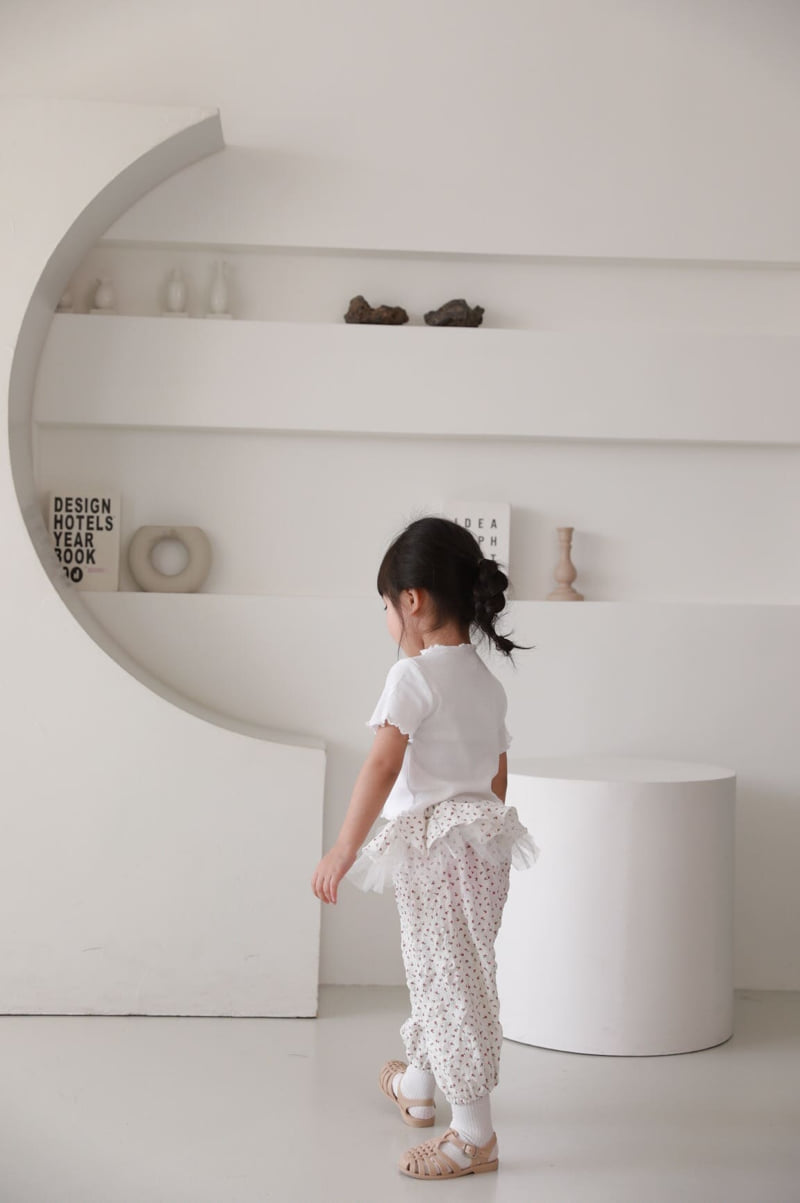 Color - Korean Children Fashion - #designkidswear - Flower Jogger Pants - 3