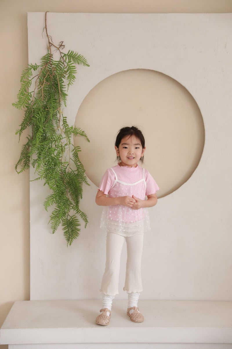 Color - Korean Children Fashion - #designkidswear - Heart Bustier One-piece - 7