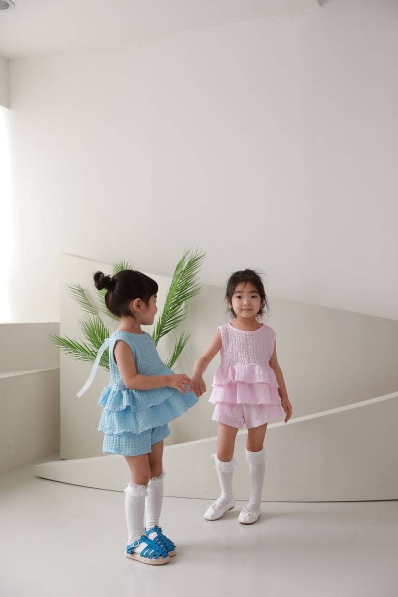 Color - Korean Children Fashion - #fashionkids - Marie Top Bottom Set - 9