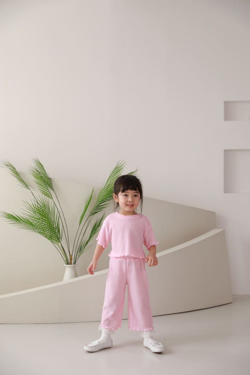 Color - Korean Children Fashion - #kidsshorts - Toy Top Bottom Set - 4