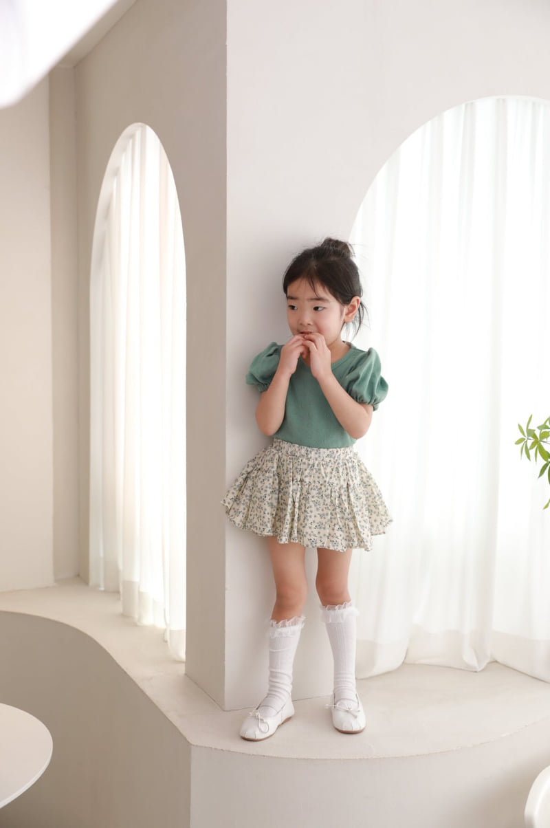 Color - Korean Children Fashion - #kidsstore - Eyelet Tee - 4