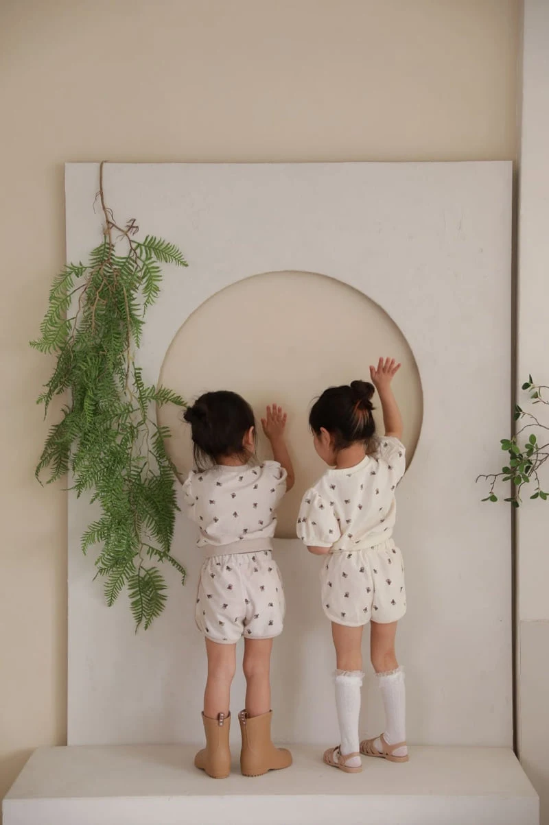 Color - Korean Children Fashion - #stylishchildhood - Bear Top Bottom Set - 3