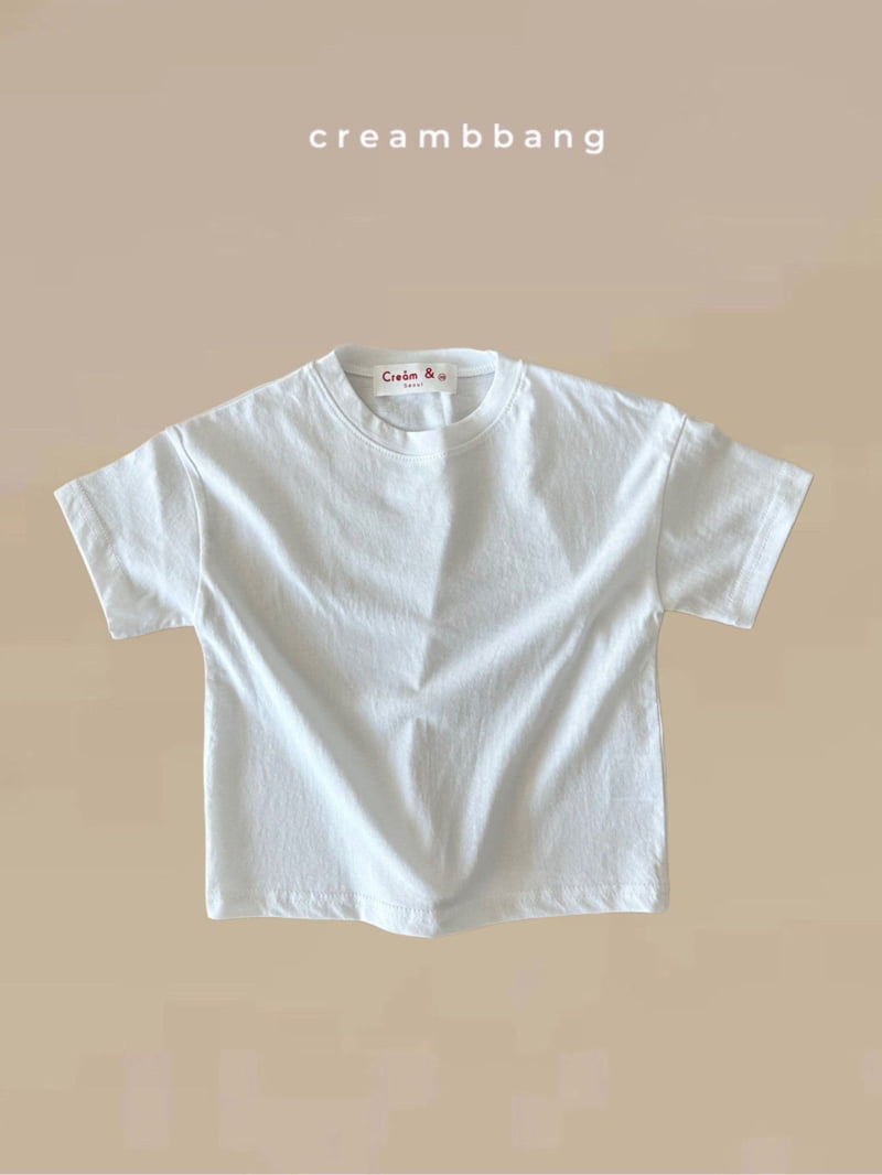 Cream Bbang - Korean Children Fashion - #Kfashion4kids - Bio Washing Short Sleeve Tee - 2