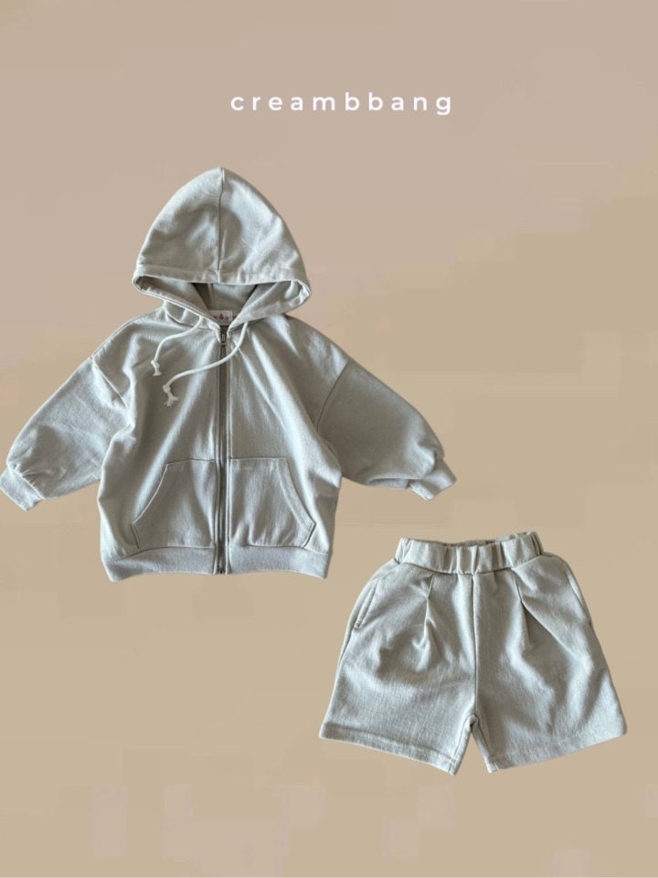 Cream Bbang - Korean Children Fashion - #discoveringself - Tencel Hooded Zip-up Jacket