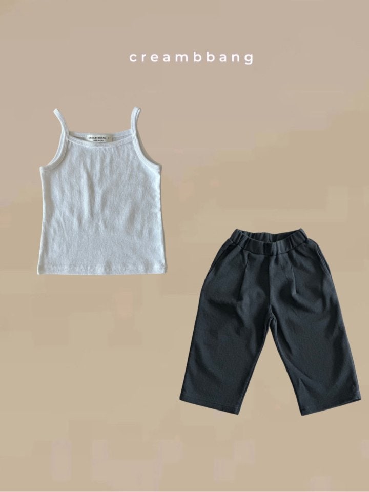 Cream Bbang - Korean Children Fashion - #kidzfashiontrend - Rib Sleeveless Tee - 7