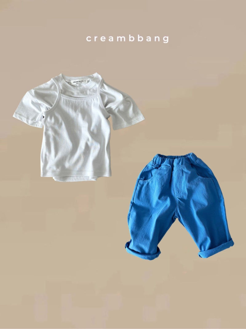 Cream Bbang - Korean Children Fashion - #littlefashionista - Bio Cotton Pants - 5