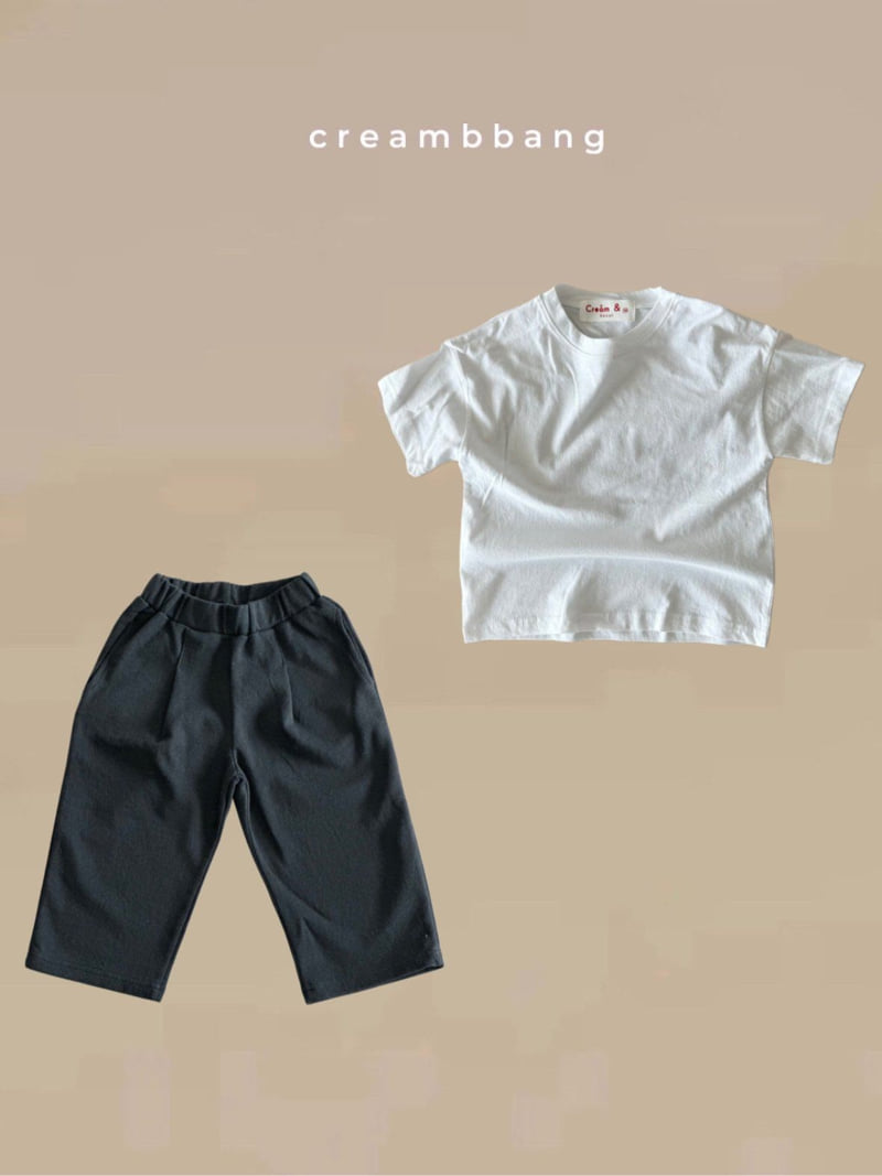 Cream Bbang - Korean Children Fashion - #stylishchildhood - One-tuck Training Pants - 10