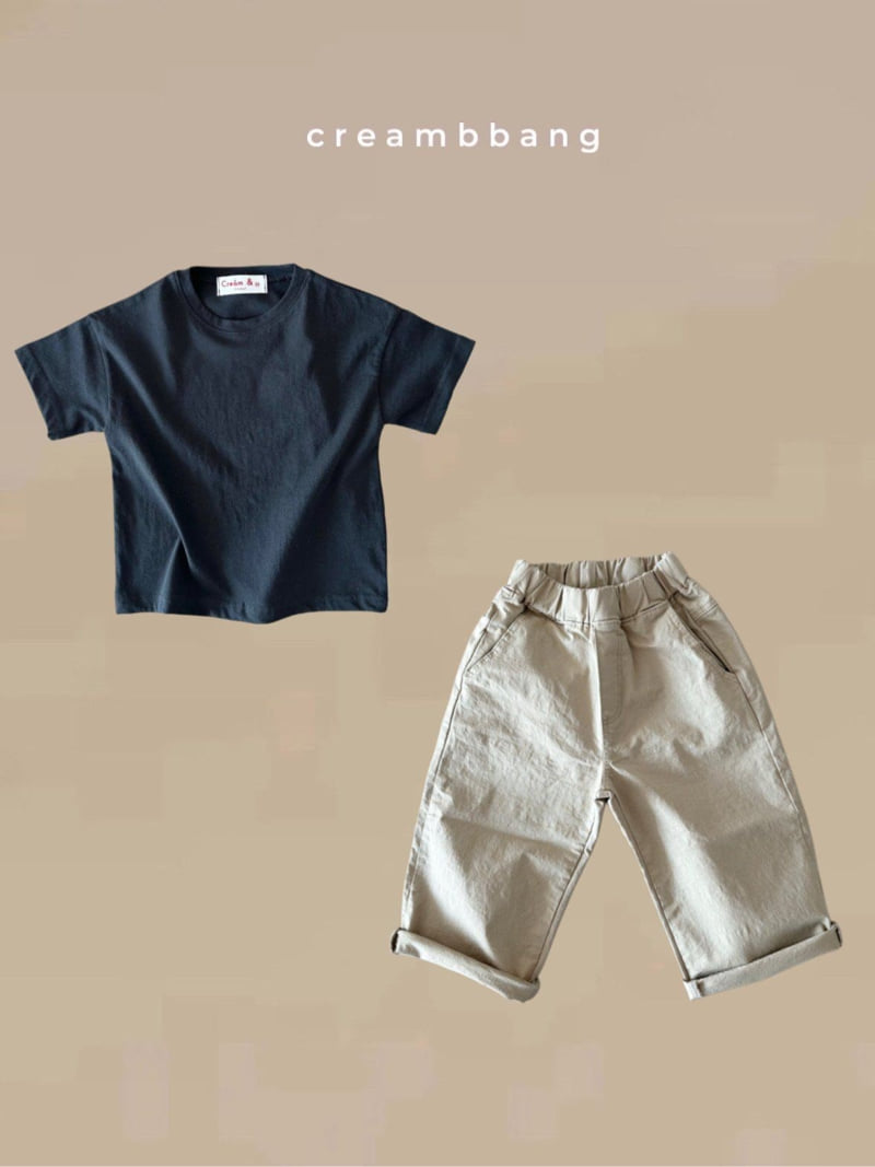 Cream Bbang - Korean Children Fashion - #stylishchildhood - Bio Washing Short Sleeve Tee - 9