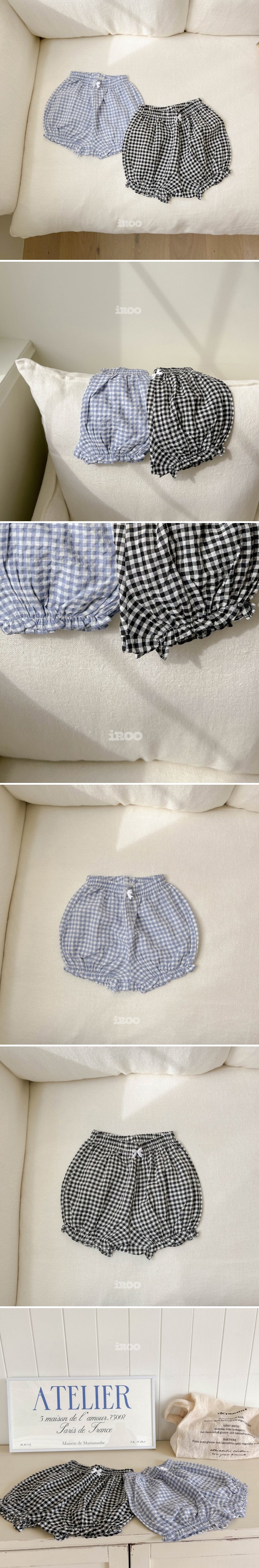 Dae Sung Sa - Korean Children Fashion - #designkidswear - Check Bloomer