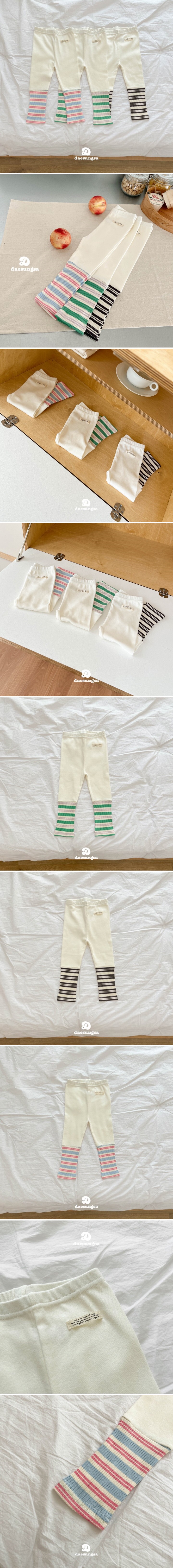 Dae Sung Sa - Korean Children Fashion - #stylishchildhood - Bess Stripe Leggings