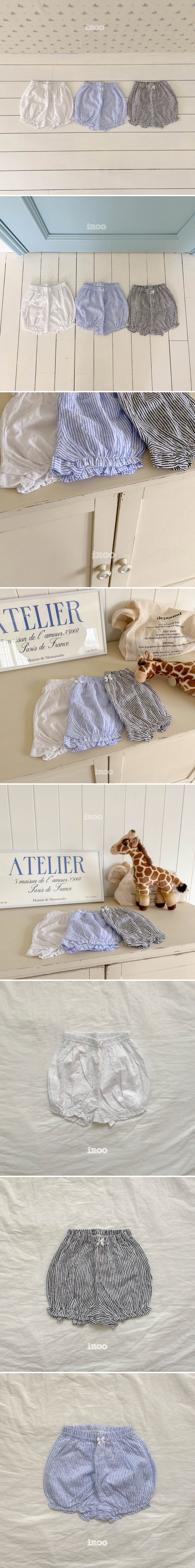 Dae Sung Sa - Korean Children Fashion - #todddlerfashion - Stripe Bloomer