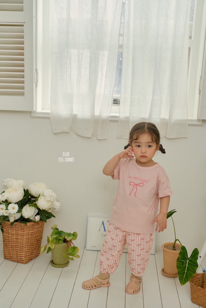 Dajoa - Korean Children Fashion - #Kfashion4kids - Ribbon Top Bottom Set - 11