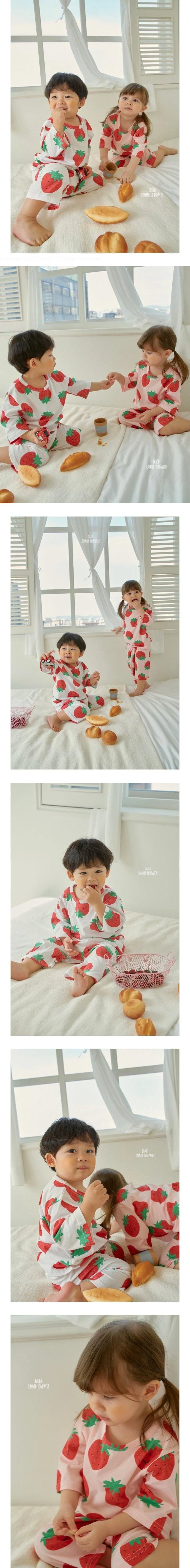 Dajoa - Korean Children Fashion - #fashionkids - Strawberry Easywear