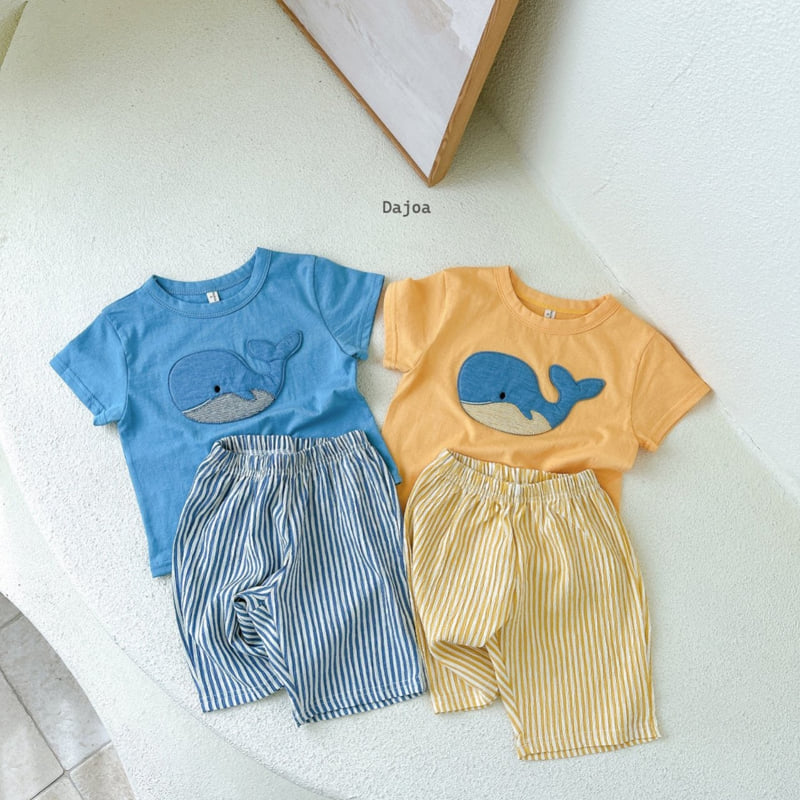 Dajoa - Korean Children Fashion - #fashionkids - Whale Top Bottom Set - 10