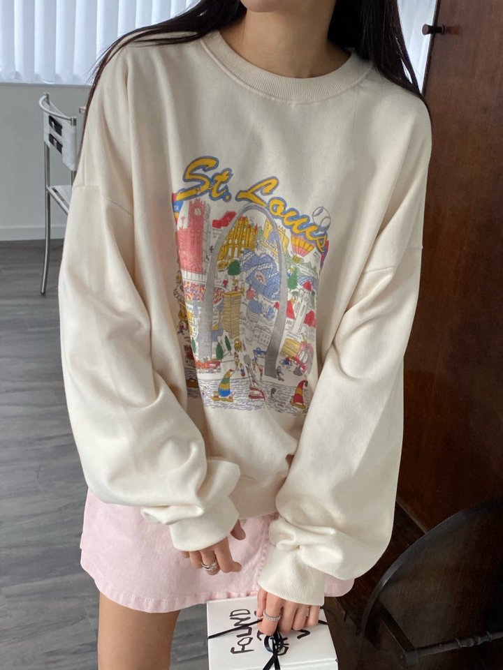 Diana - Korean Women Fashion - #momslook - Saint Louis Sweatshirts - 3