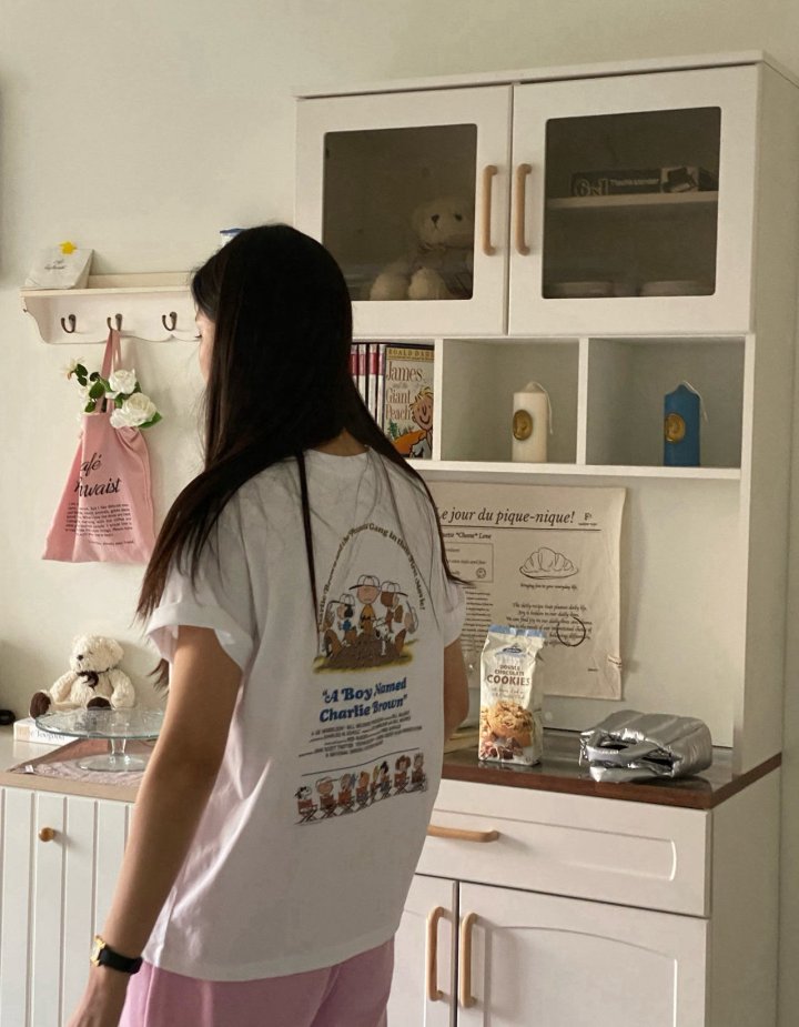 Diana - Korean Women Fashion - #momslook - Boy Tee - 5