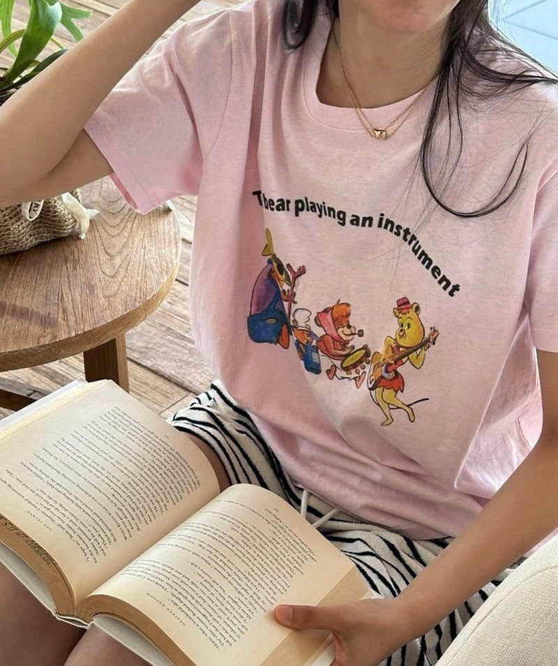 Diana - Korean Women Fashion - #momslook - Playing Tee - 11