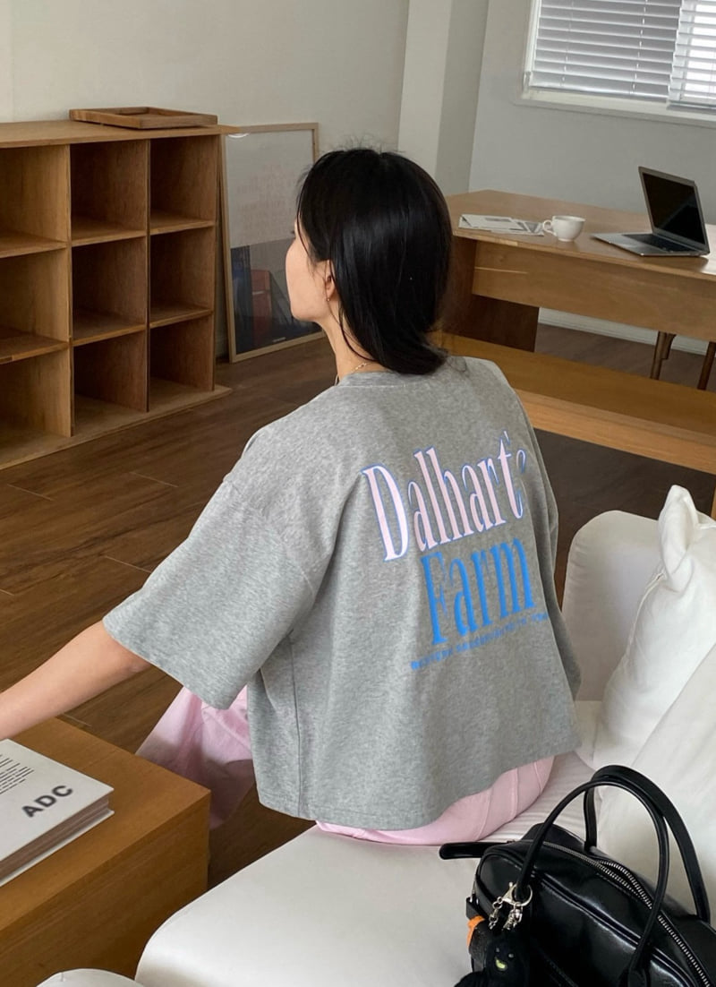 Diana - Korean Women Fashion - #momslook - Dalharts Farm Tee - 7