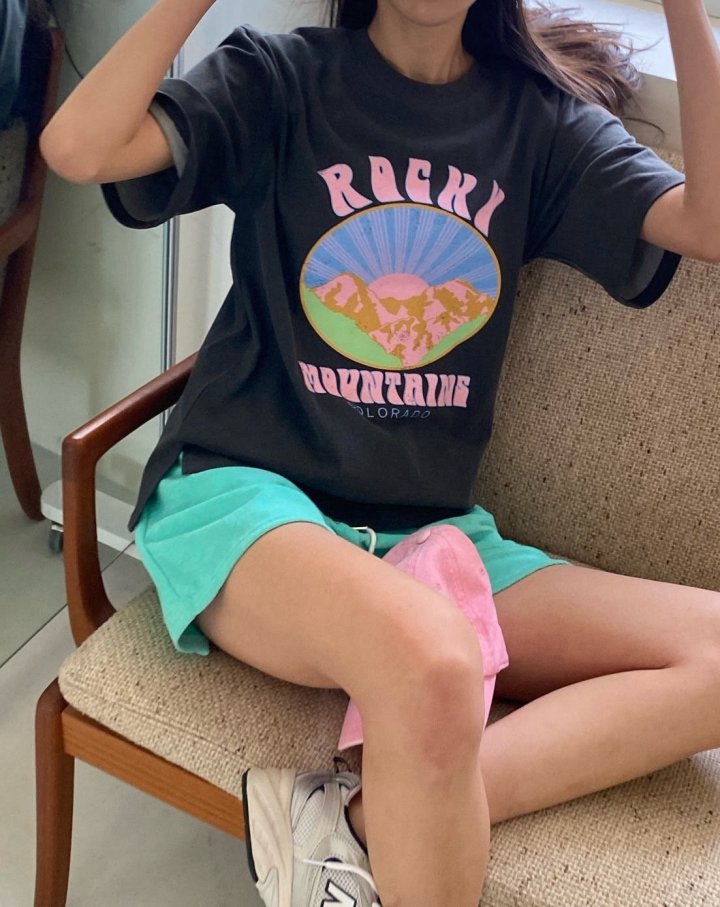 Diana - Korean Women Fashion - #momslook - Rocky Tee - 2