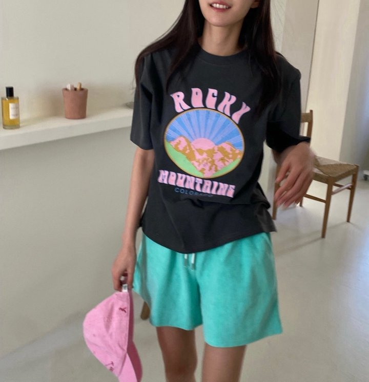 Diana - Korean Women Fashion - #womensfashion - Rocky Tee - 4