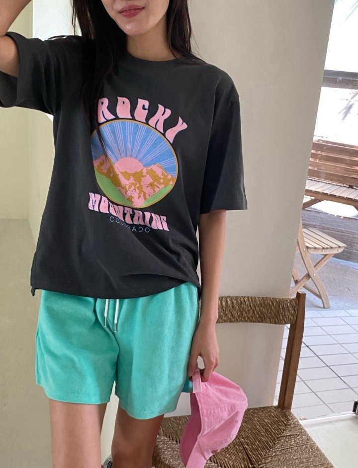 Diana - Korean Women Fashion - #momslook - Rocky Tee - 5