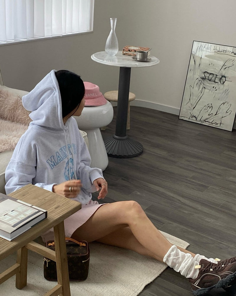 Diana - Korean Women Fashion - #romanticstyle - Main Top Hoodie - 2