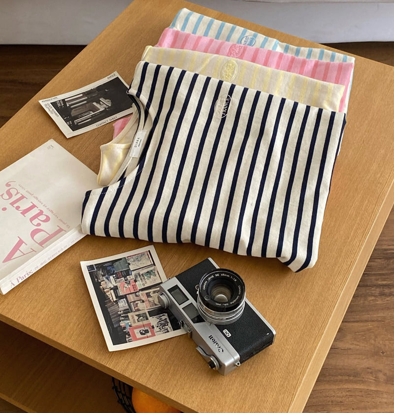 Diana - Korean Women Fashion - #thatsdarling - Andrew Stripe Tee - 12