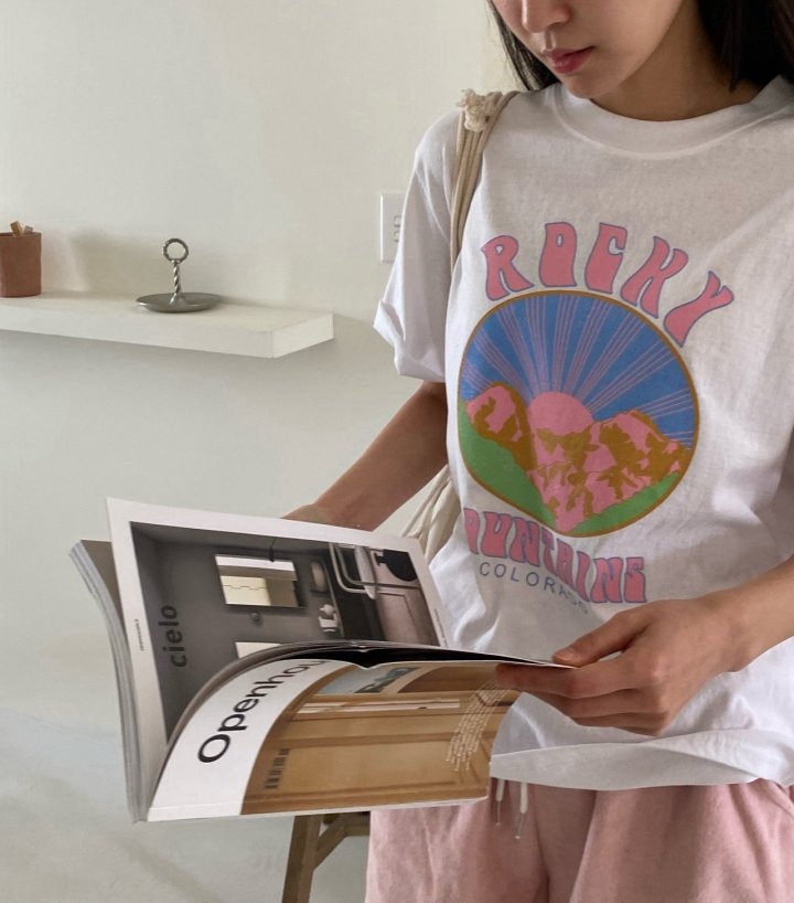 Diana - Korean Women Fashion - #vintagekidsstyle - Rocky Tee - 9
