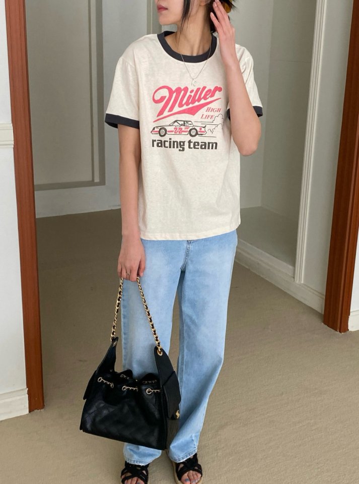 Diana - Korean Women Fashion - #vintagekidsstyle - Colored Miller Te - 5