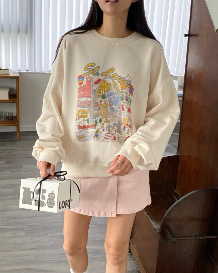 Diana - Korean Women Fashion - #momslook - Saint Louis Sweatshirts - 4