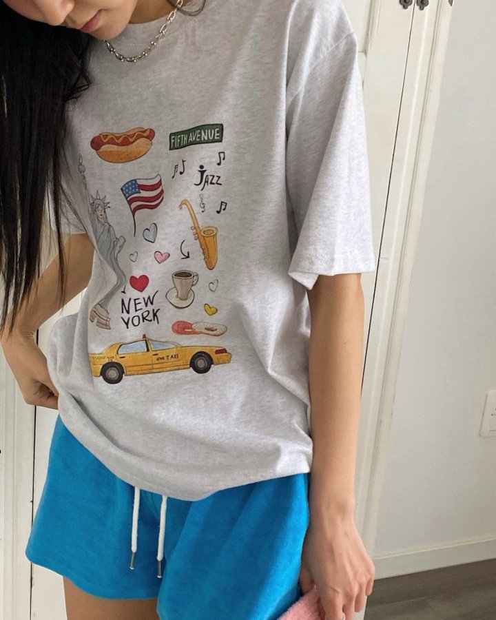 Diana - Korean Women Fashion - #womensfashion - Hotdog Tee - 6